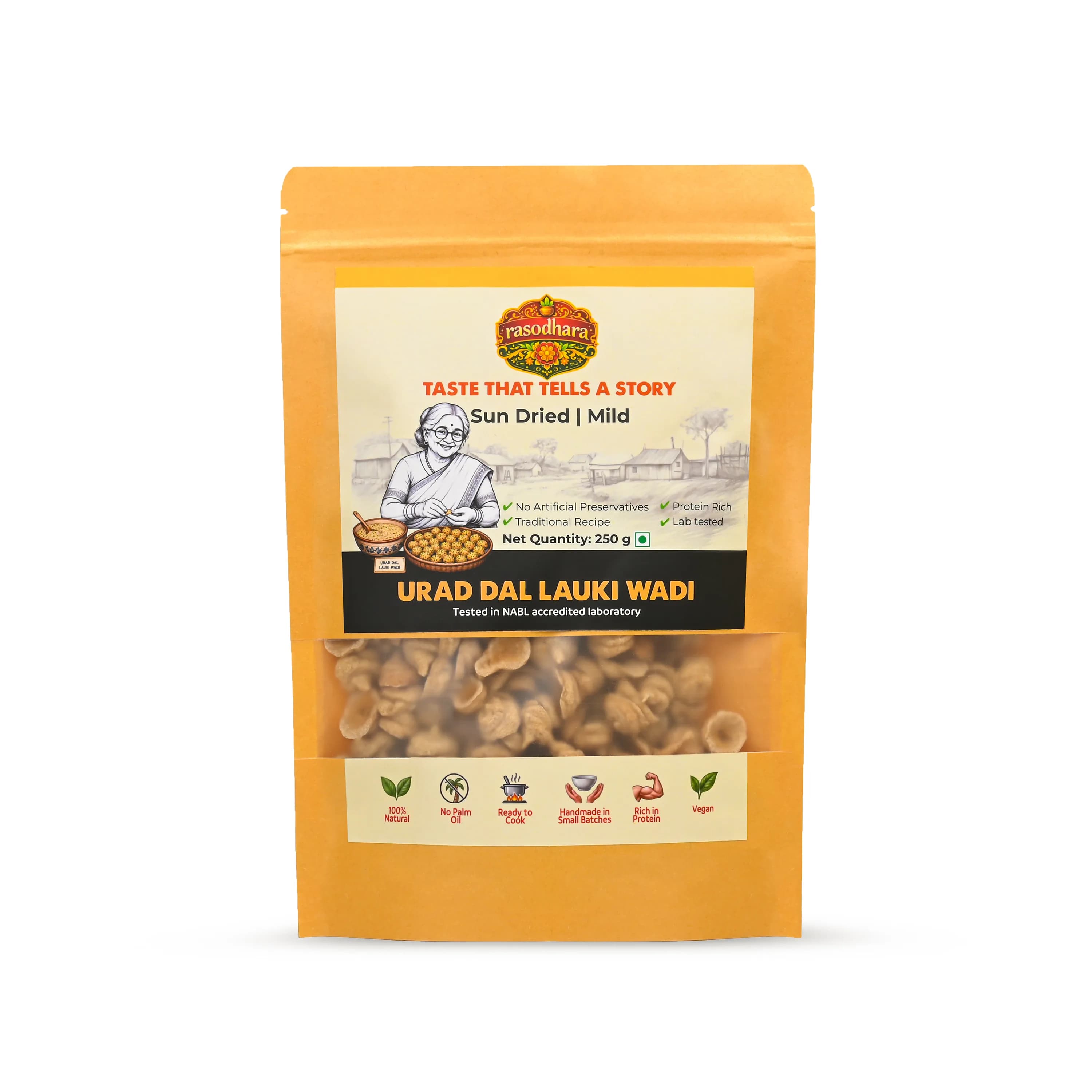 Urad Dal Lauki Wadi