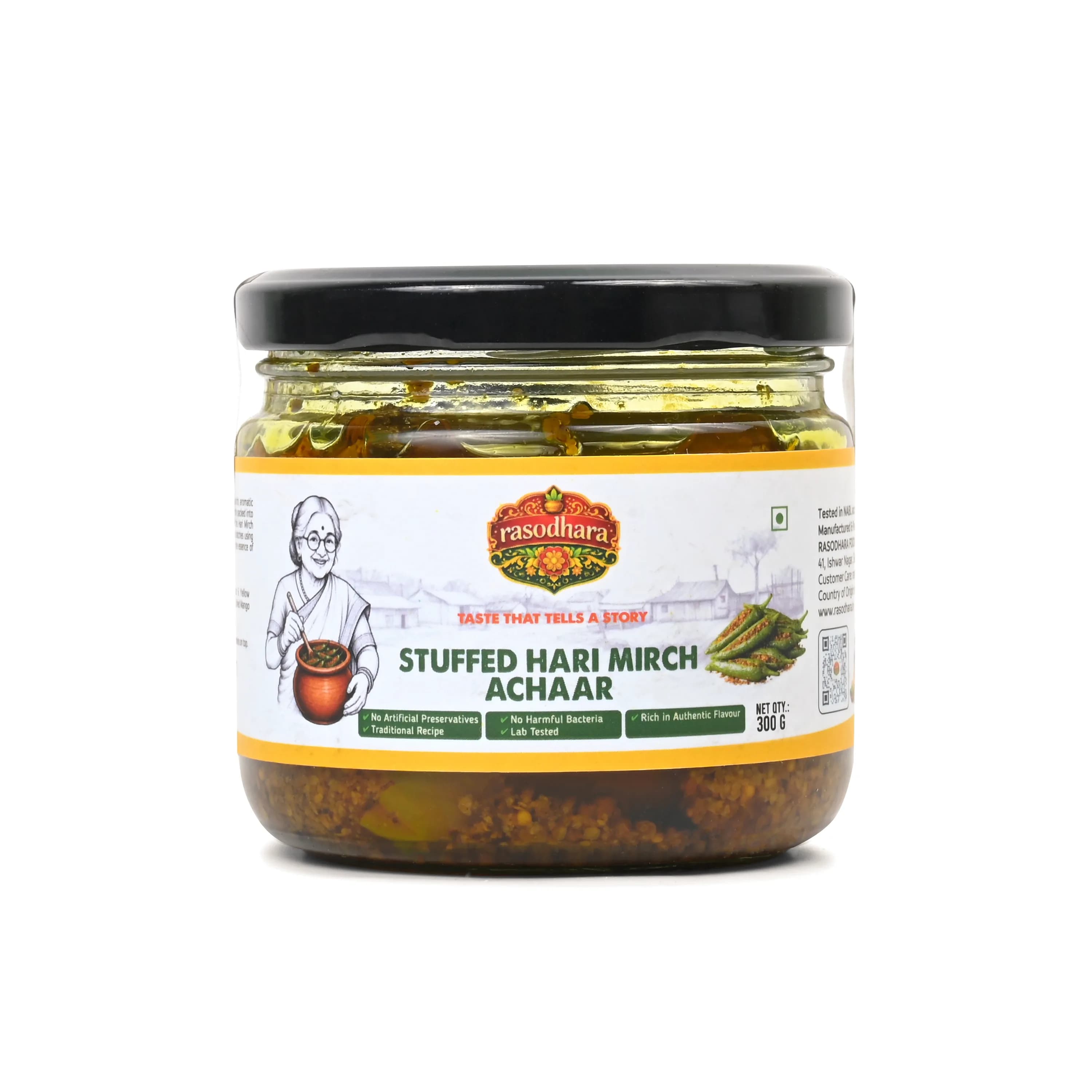 Stuffed Green Chilli Pickle